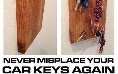 diy wooden key holder