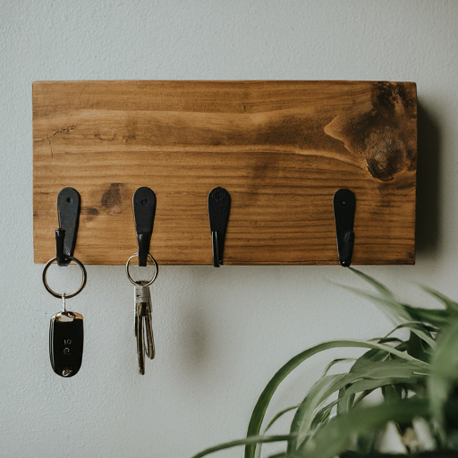 DIY Wood Key Holder